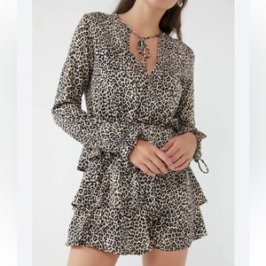 Cheetah dress - Motel Rocks